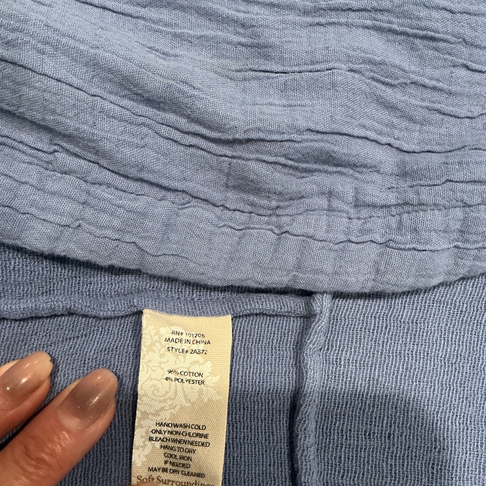 Soft Surroundings Blue Ombre Open Front Cardigan – Size L - Picture 5 of 5